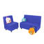 Ensemble 2 pièces modulaire et confortable Kid Comfort - bleu-124164539