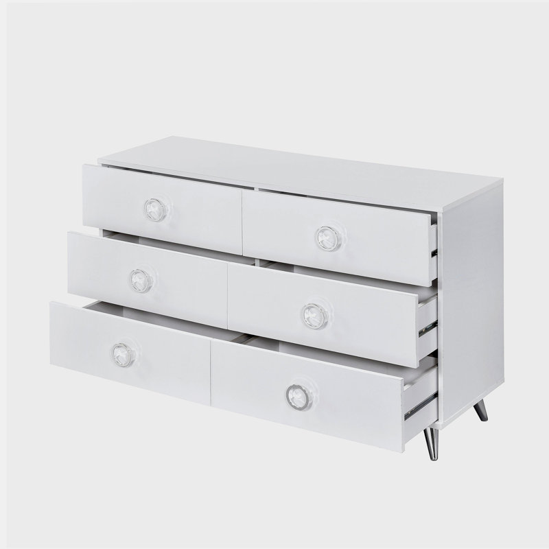 Garde-robe Perse en laque blanche