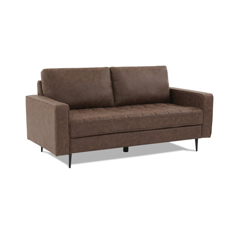 Dissay 3 Seater Faux Leather Sofa
