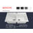 Baveno Lux 33.86'' L Undermount Double Bowl Granite Kitchen Sink