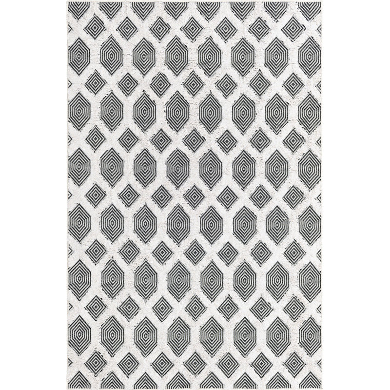 Mishti Cotton Moroccan Indoor Rug, Rectangle 5'3" x 8'
