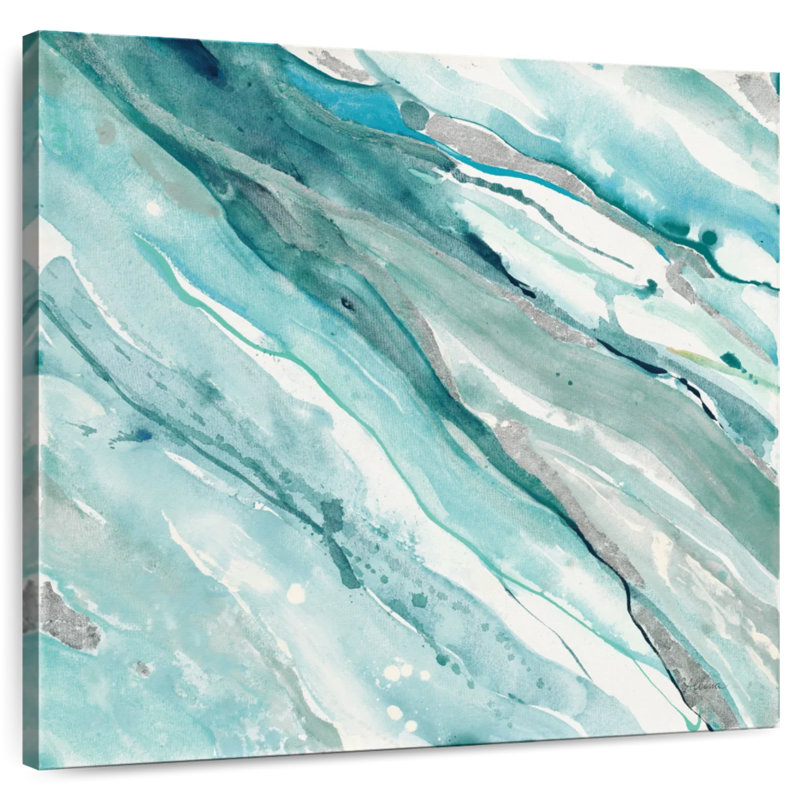 Silver Springs II Blue Green, 30'' H x 30'' W