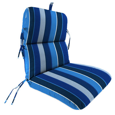 22" x 45" Sunbrella Outdoor Chair Cushion with Ties and Loop