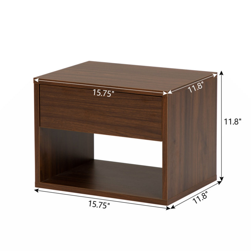Donquell 15.74'' W Particle Board Nightstand