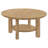 Ottowa 36-inch Round Wood Cocktail Coffee Table Washed Oak