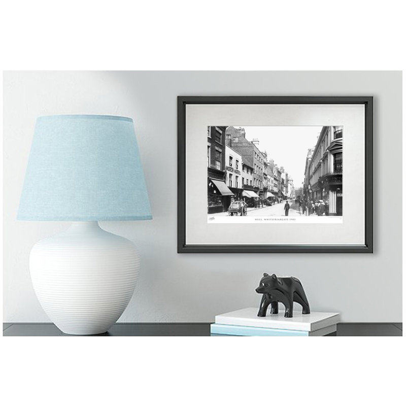 Hull, Whitefriargate 1903 by Francis Frith - Single Picture Frame Print, 28cm H x 36cm W x 2.3cm D