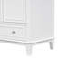Ensemble de meuble-lavabo 30 po avec lavabo, armoire de salle de bain multifonctionnelle avec portes et tiroir, structure solide et panneau de fibres à densité moyenne-116156361