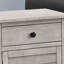 Table d'appoint, table de chevet, tiroir de rangement, bout, table d'appoint, chambre à coucher, rangement, placage gris