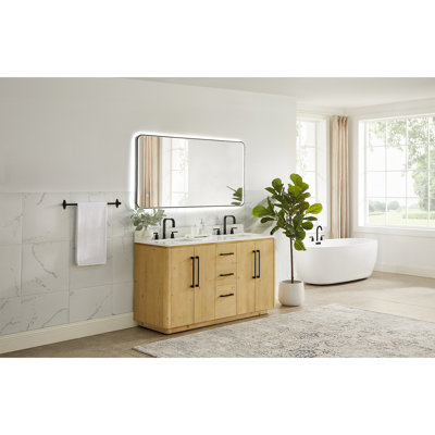 Ensemble de meuble-lavabo double 60 po Hingham