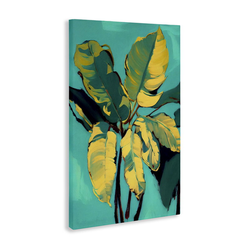 Toile de feuilles de bananier biologique, design par 1x, H 36 po x l 24 po