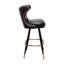Tabouret de bar pivotant à boutons touffeté Cowboy-117321624
