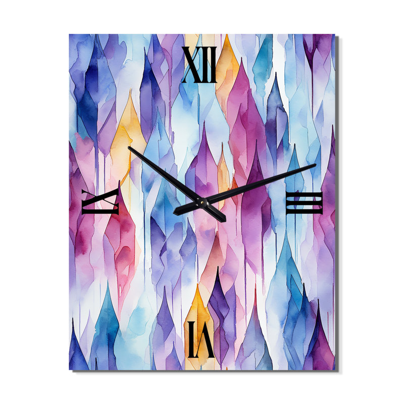 Jalina - Horloge murale moderne abstraite, Grand