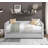 Corduroy Fabric Daybed with Trundle - 1pc Modern Luxury Home Furniture, Durable & Comfortable for Guest Room-541279424