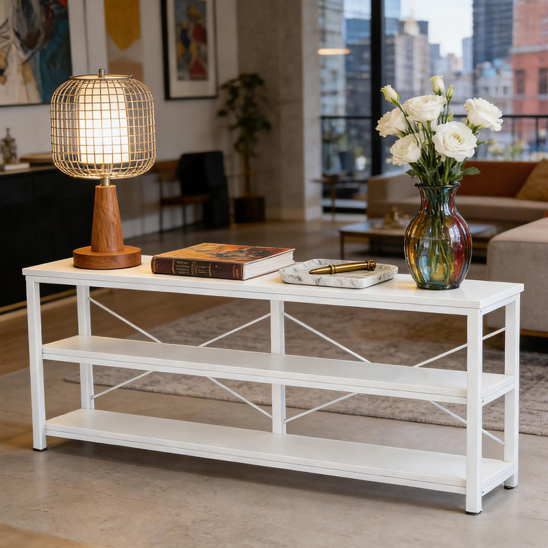 Présentoir, console, canapé, bibliothèque de rangement
