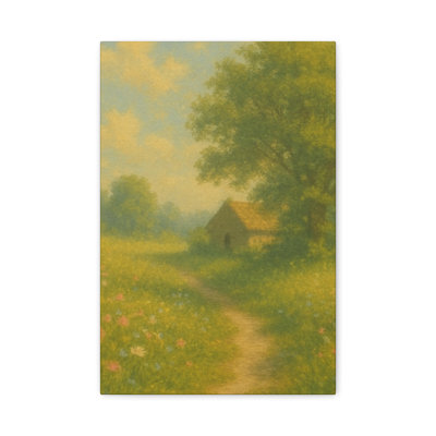 Apel Single Picture Frame Print on Canvas