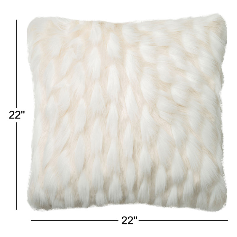 Housse et insert de coussin carré Kaela, Polyester / bourre en polyester