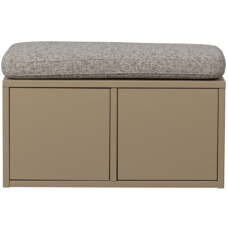 Turner Storage Bench with Seatcushion, Khaki