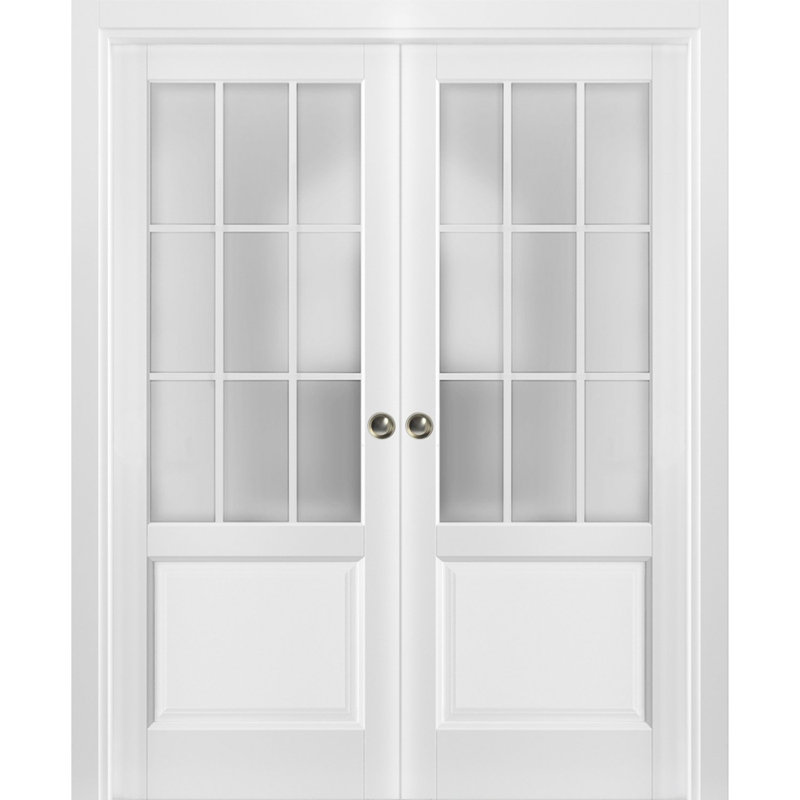 Portes blanches Felicia, 60" x 96"