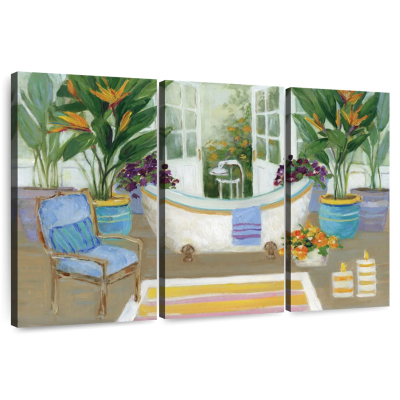 Kerrick Tropical Island Spa I, 36" H x 57" W