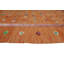 Tapis orange High-Low Kilim Emmly
