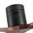 52" Farmhouse Rustic Ceiling Fan Without Light - Matte Black With Solid Wood Blade
