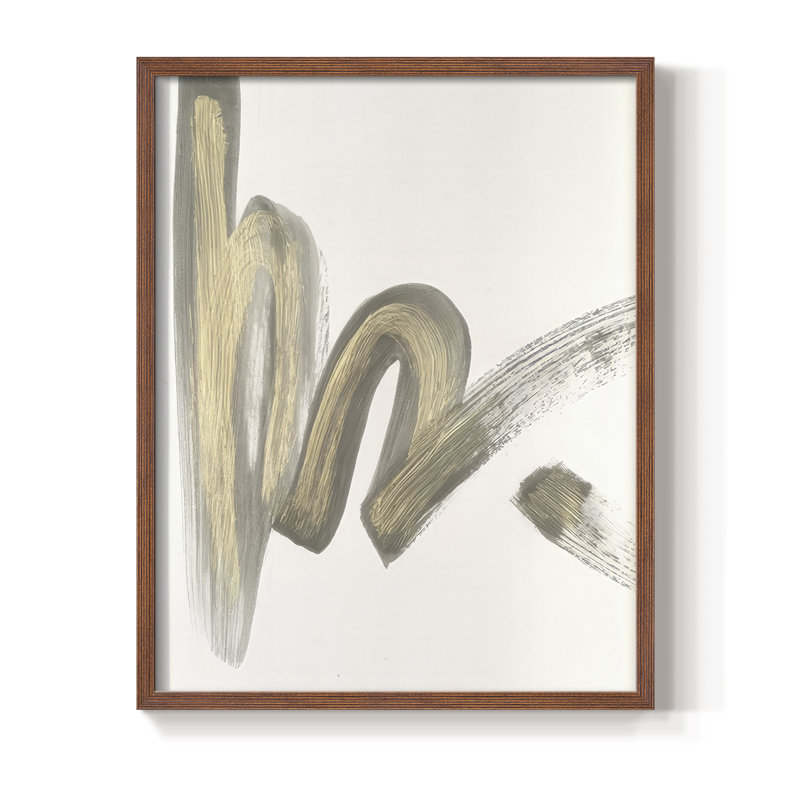 Dear Swoop I, reproduction encadrée - bois massif, H 11 po x l 9 po, Noyer