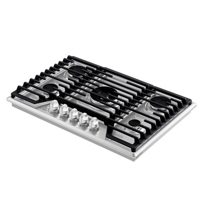 Empava 30 in. 5 Burners Recessed Natural Gas Cooktop in Stainless Steel, with LP Convertible, 18K BTU Kitchen Stove