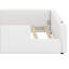 Lit plateforme tapissier avec garde-corps et station de charge