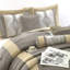 Ensemble d'édredon en jacquard en microfibre 15 pièces Kath-1790802377-1790215628