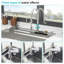 Évier de cuisine 33 * 22 pouces en acier inoxydable de calibre 16 avec robinet coulissant et laveuse à gobelets, fabrication T304 durable, conception unique en cascade 3 modes de débit, drain d'eau en X à guide rapide,