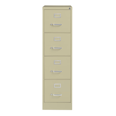 15'' Wide 4 -Drawer Steel File Cabinet