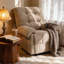 Fauteuil inclinable manuel surchargé - chameau-1470350951