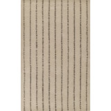 Austen Hand Tufted Wool Striped Area Rug in Beige