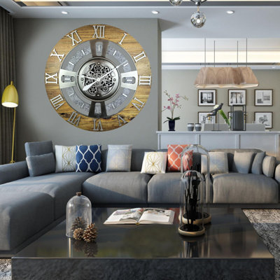 Solid Wood Wall Clock