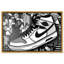 «Shiny Black City Sneaker», impressions sur toile par Notoriart-105294003-105294006