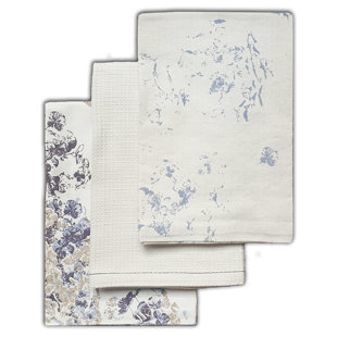 Bonnefoy Cotton Waffle Kitchen Towel (Set of 3)