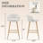 Upholstered Counter Stool With Metal Frame-502709016-502709019