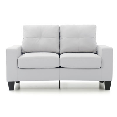 Newbury 58in Loveseat, White