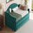 Twin Size Tufted Upholstered Daybed with Trundle, Velvet Sofabed with USB&Type-C Charging Ports, No Box-spring Needed, Green-258800939