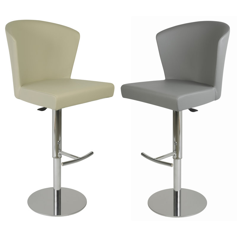 Verona 46" Bar Stool, Gray