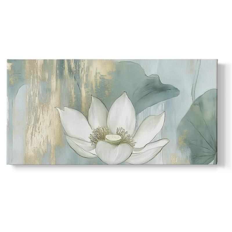 Abstract Series 10 #XI-Gallery Wrapped Canvas, 16" H x 32" W