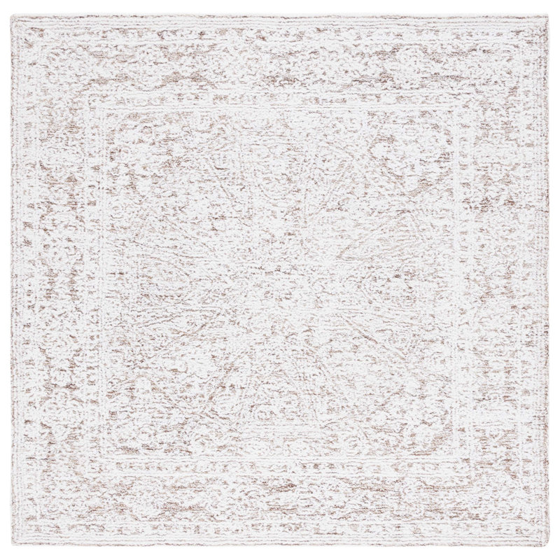 Metro Hand Tufted Performance Oriental Rug, Square 6'