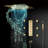 Brindisi Brushed Gold LED Shower System with Touch Panel Thermostatic and Multiple Functions