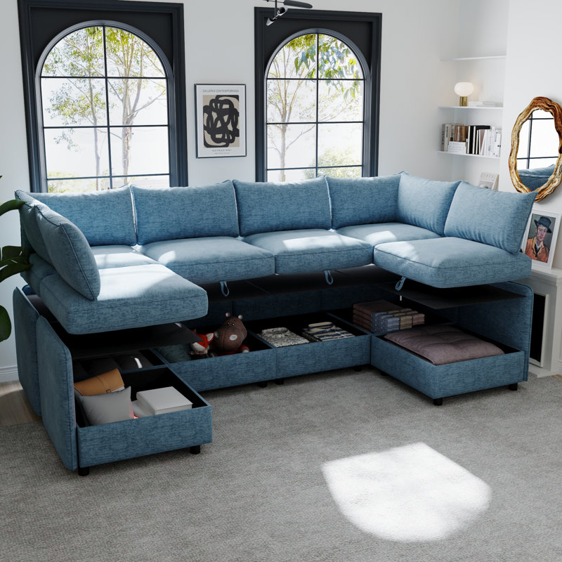 Ivy Bronx U-Shaped Modular Sectional ...
