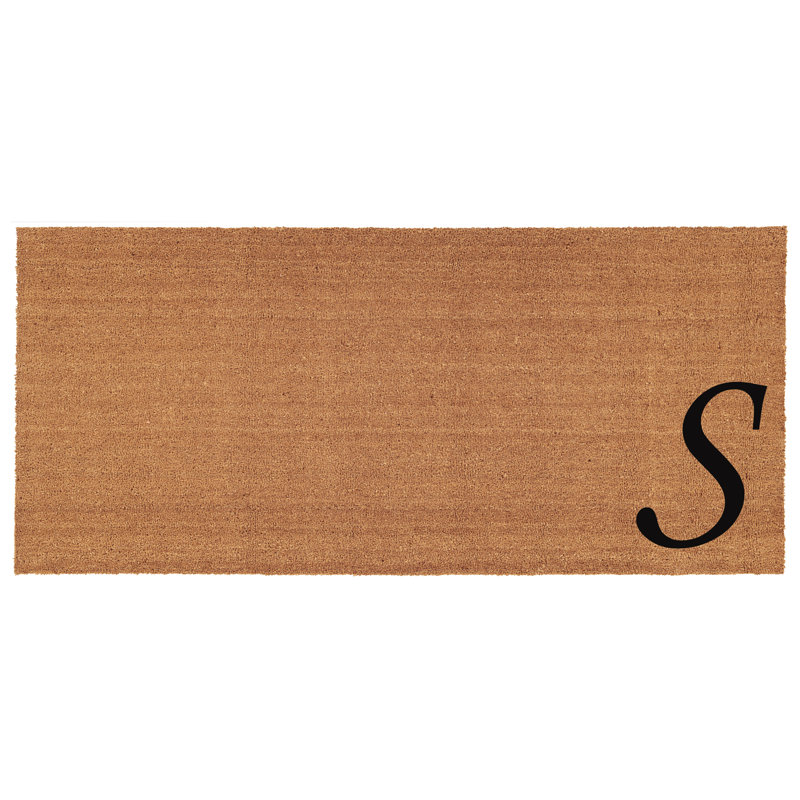 Tapis d'entrée antidérapant Zebrowski, S, Rectangle 2 pi x 4 pi