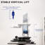 Adjustable Metal Base Standing Desk Converter-560786697