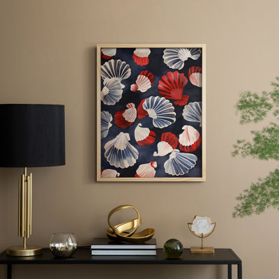 NAUTICAL Series CECX III, reproduction d'art encadrée - bois massif