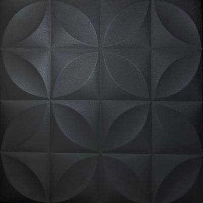 Carreau de plafond en polystyrène collé 1,64 pi x 1,64 pi Perception