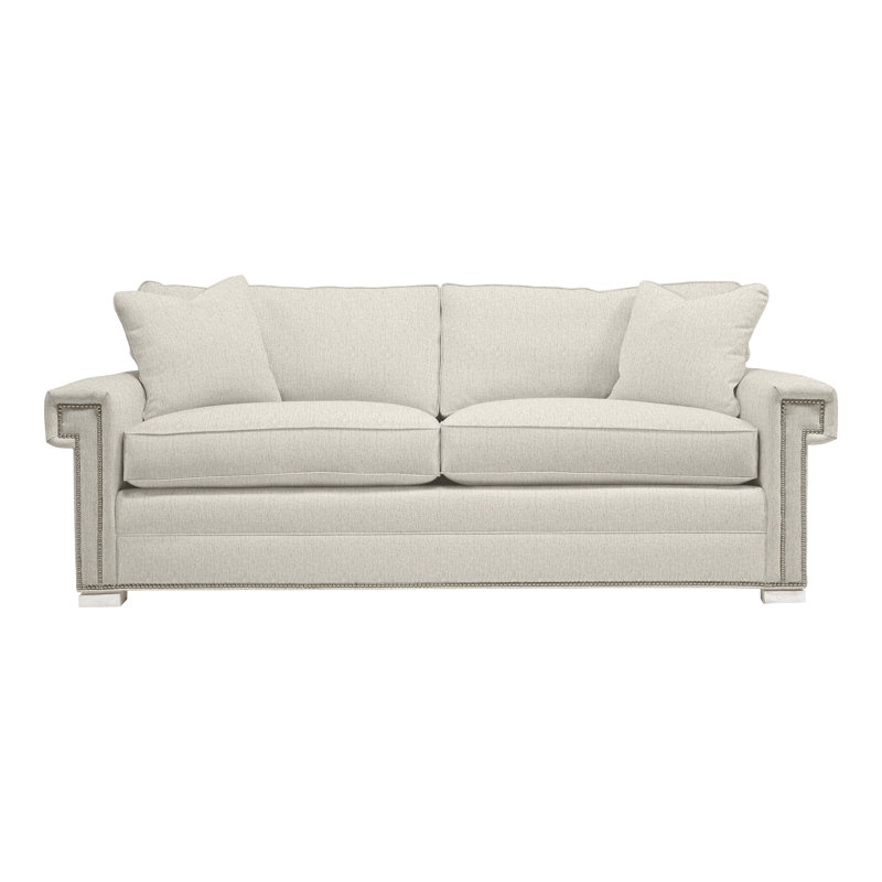 Davidson 86" Sofa, Casa Blanca, Nomad Snow Crypton® Chenille, Yes