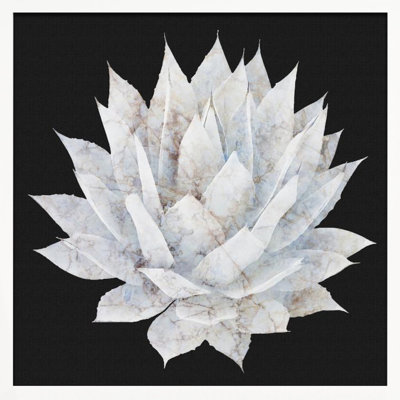 "Agave Agave", art mural texturé encadré